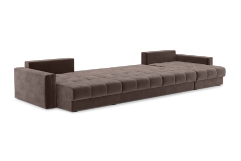 Диван п-образный тик-так Монарх М2О2 коричневый