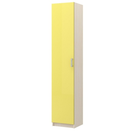 Шкаф Пенал Юнга-7 ДЮ-09 МДФ (Ш-450 x В-2200 x Г-400 мм)/Разные Цвета